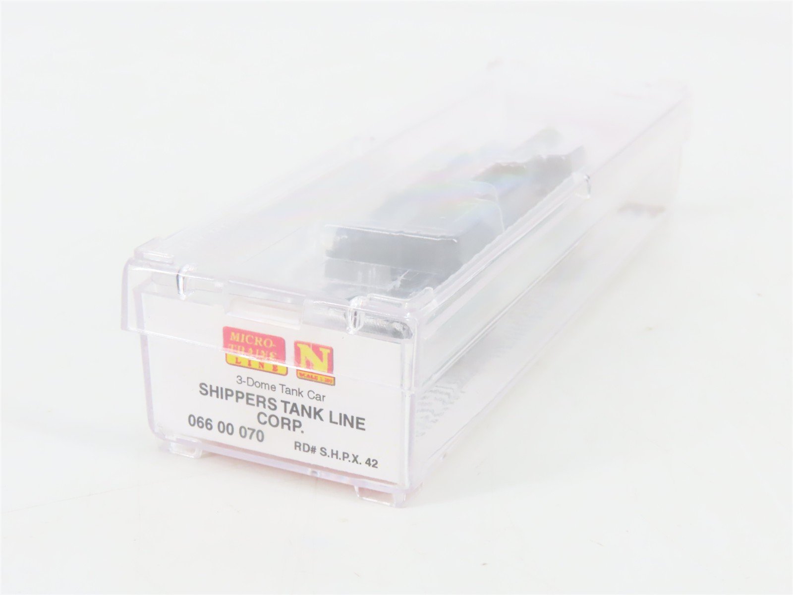 N Scale Micro-Trains 06600070 SHPX Shippers' Tank Line Corp. 3-Dome Tank Car RTR