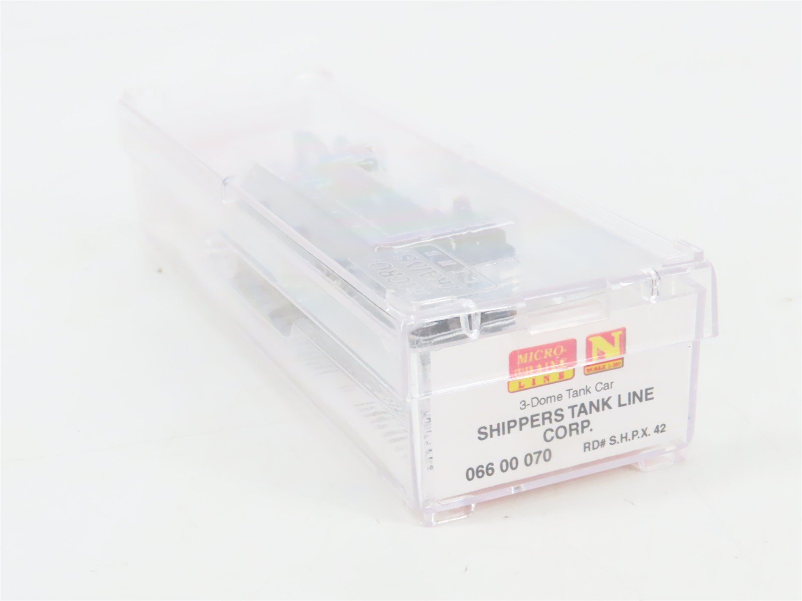 N Scale Micro-Trains 06600070 SHPX Shippers' Tank Line Corp. 3-Dome Tank Car RTR