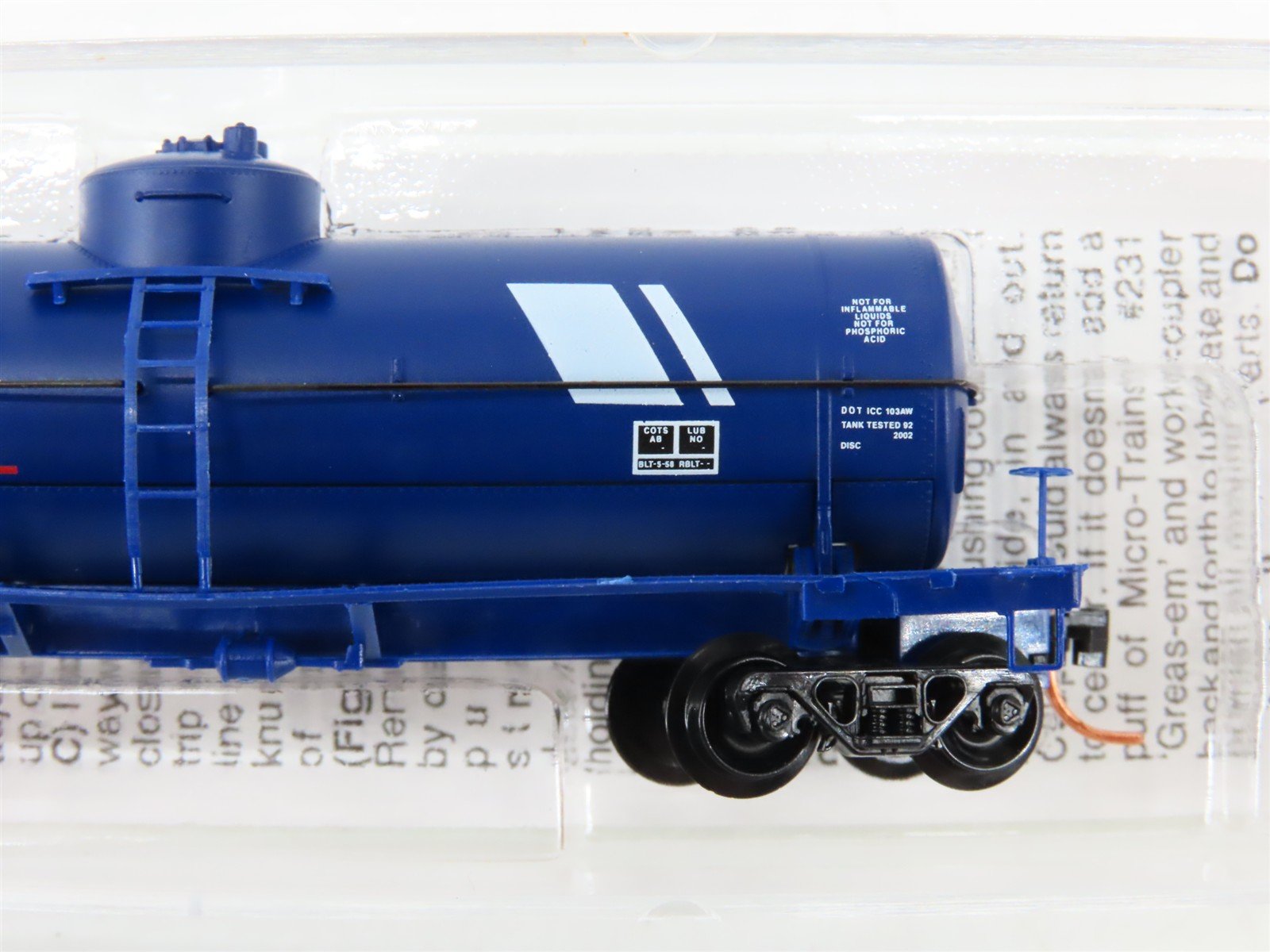 N Scale Micro-Trains 65390 MRL Montana Rail Link 39' Tank Car 100016 RTR