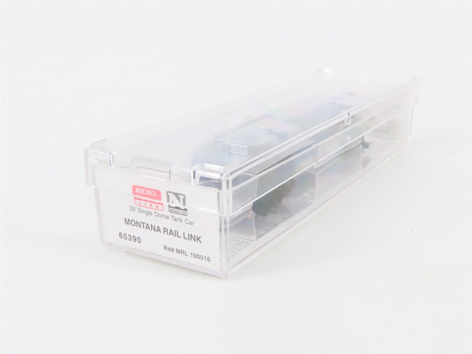 N Scale Micro-Trains 65390 MRL Montana Rail Link 39' Tank Car 100016 RTR