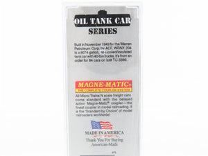 N Scale Micro-Trains 06500740 WRNX Warren Petroleum 39' Single Dome Tank Car RTR