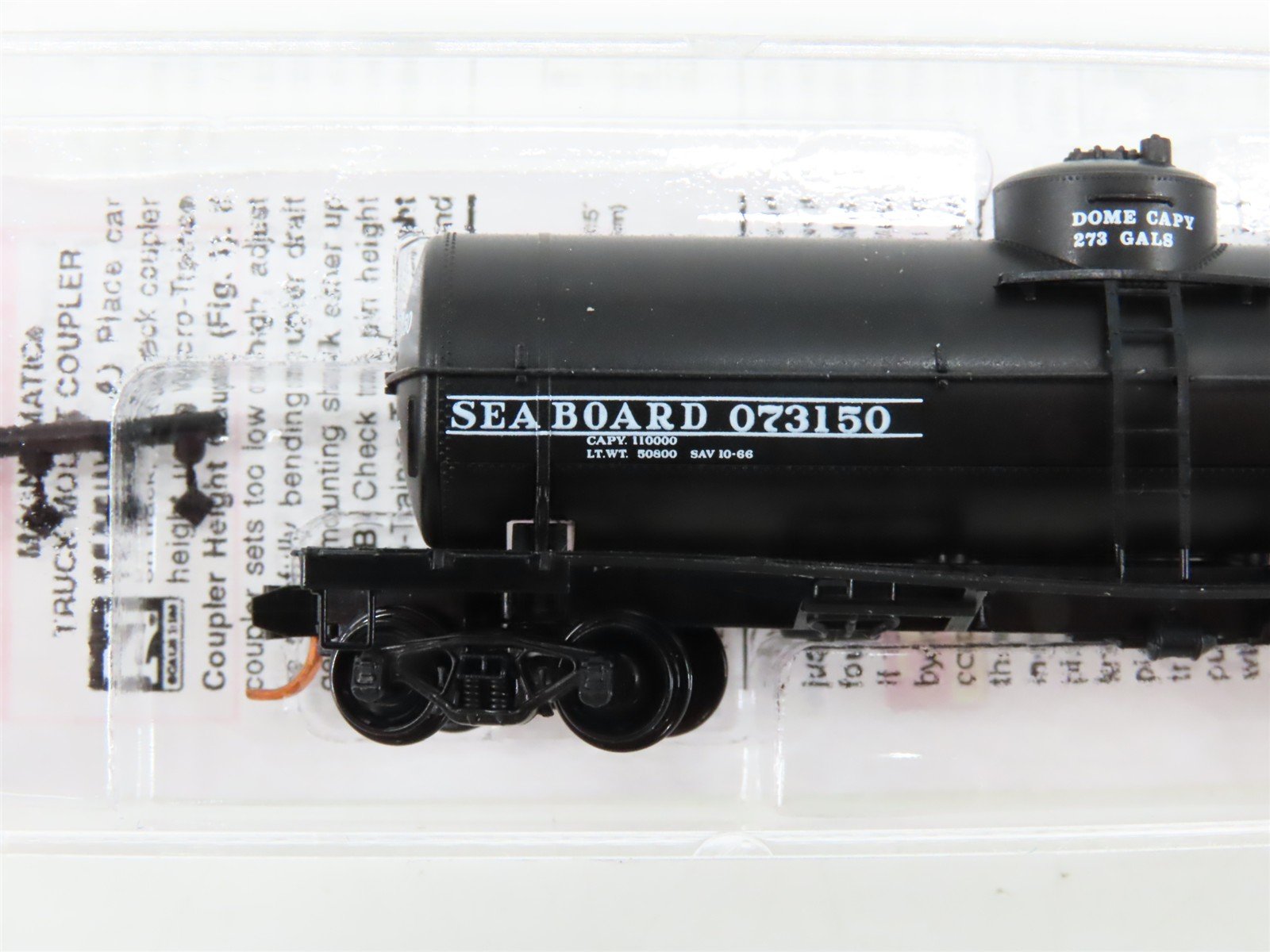 N Scale Micro-Trains 06500360 SAL Seaboard Air Line 39' Tank Car 073150 RTR