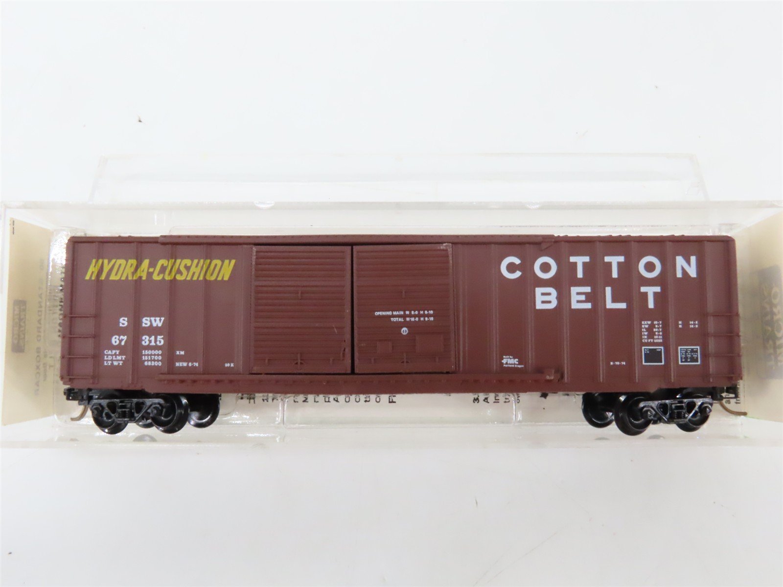 N Scale Micro-Trains 30090 SSW Cotton Belt 50' Box Car 67315 RTR