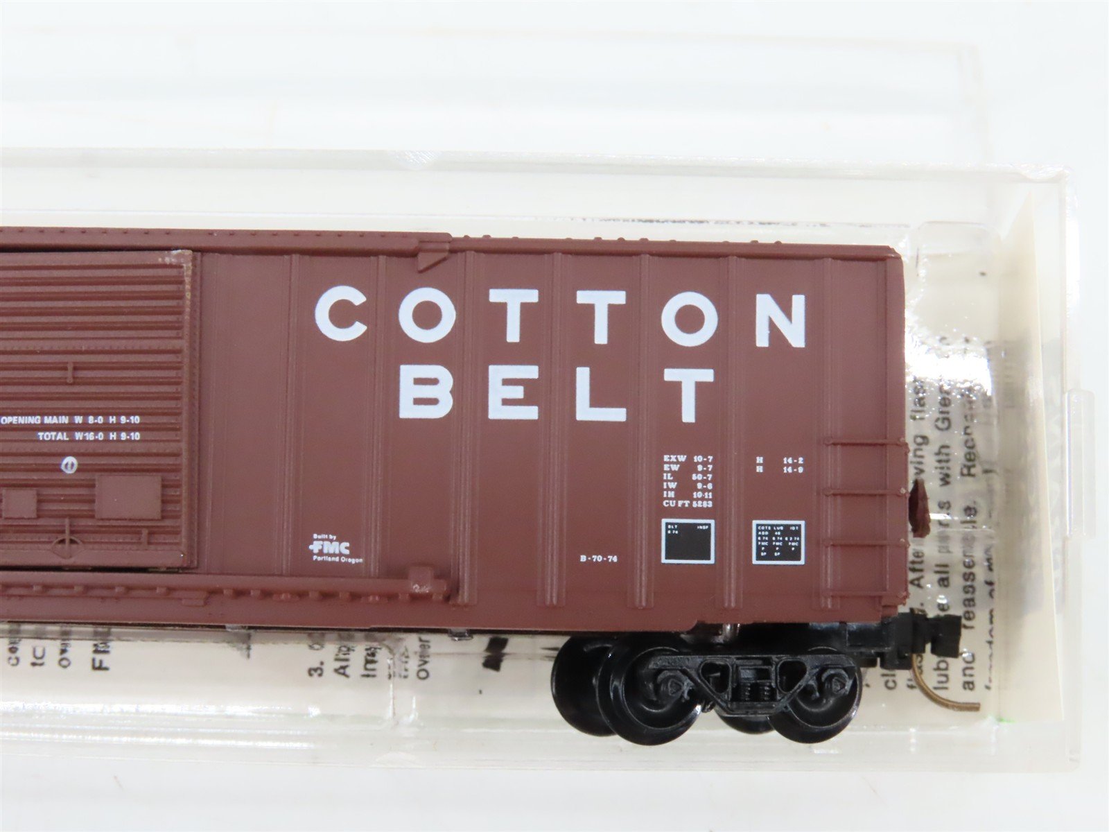 N Scale Micro-Trains 30090 SSW Cotton Belt 50' Box Car 67315 RTR