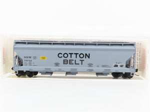 N Scale Micro-Trains 94010 SSW Cotton Belt 3-Bay Covered Hopper 78732 RTR