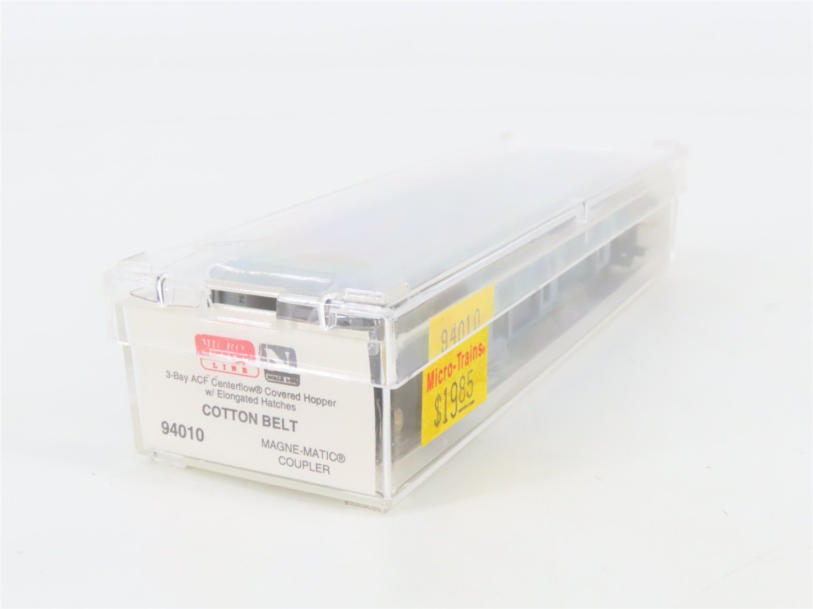 N Scale Micro-Trains 94010 SSW Cotton Belt 3-Bay Covered Hopper 78732 RTR