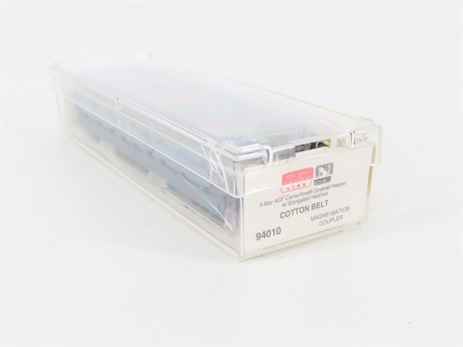 N Scale Micro-Trains 94010 SSW Cotton Belt 3-Bay Covered Hopper 78732 RTR