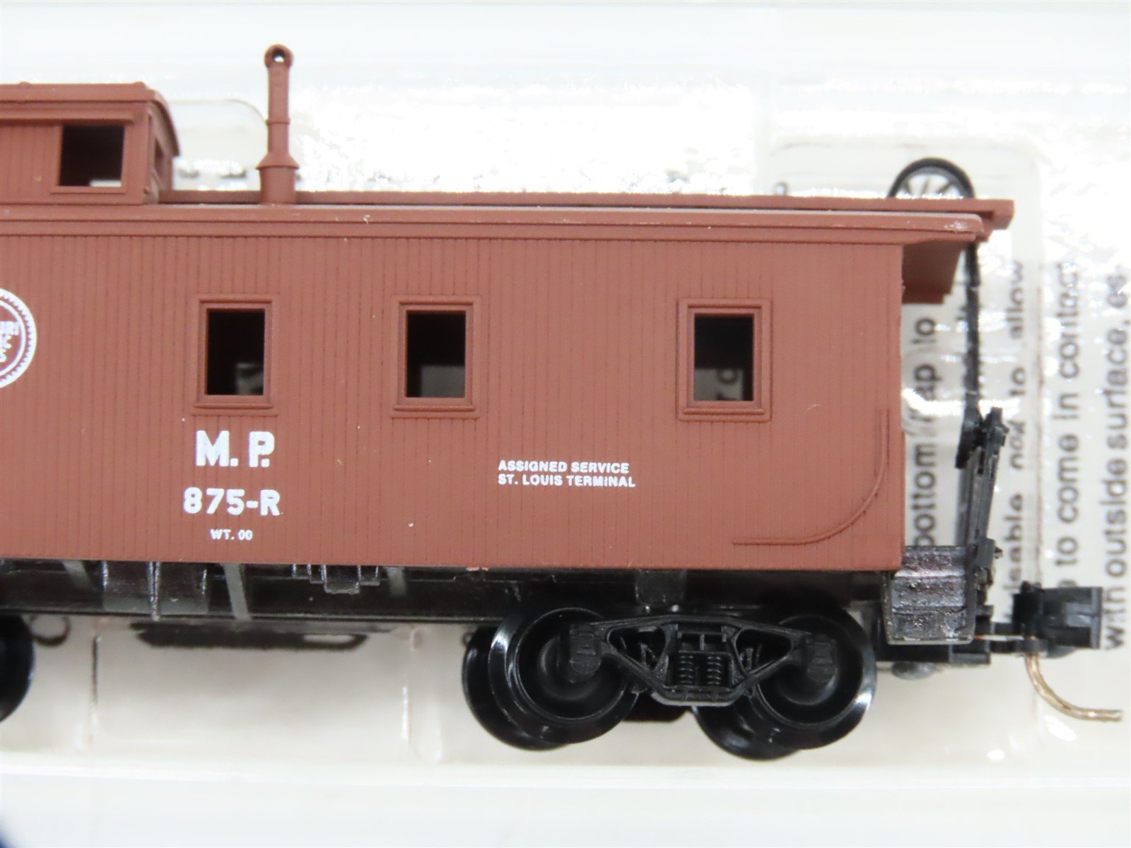 N Scale Micro-Trains 50160 MP Missouri Pacific 34' Wood-Sheathed Caboose RTR