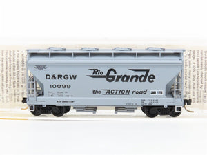 N Scale Micro-Trains 92020 D&RGW Rio Grande 2-Bay Covered Hopper 10099 RTR