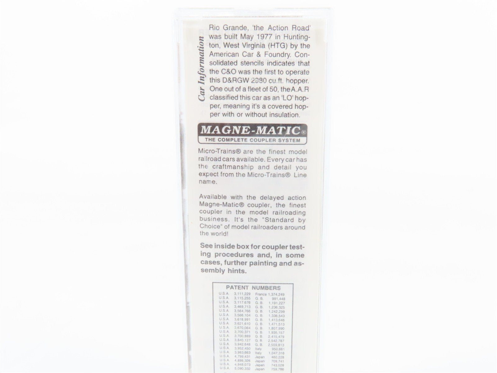 N Scale Micro-Trains 92020 D&RGW Rio Grande 2-Bay Covered Hopper 10099 RTR