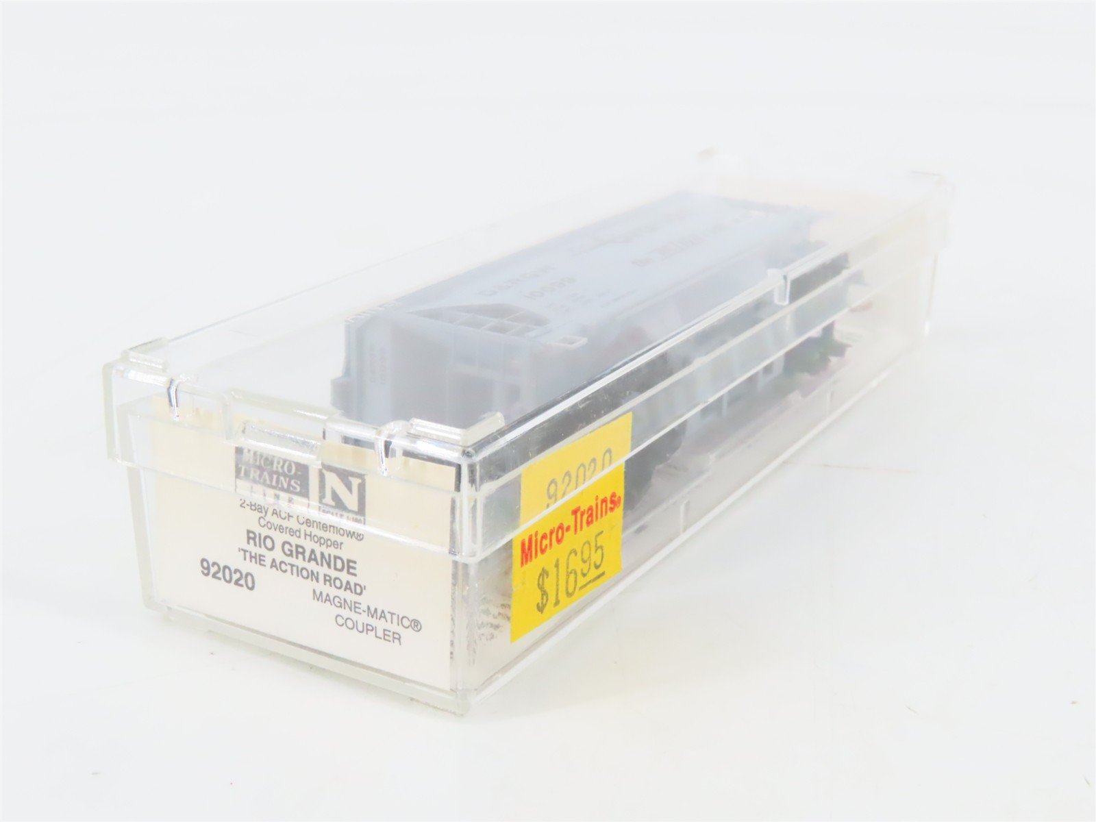 N Scale Micro-Trains 92020 D&RGW Rio Grande 2-Bay Covered Hopper 10099 RTR