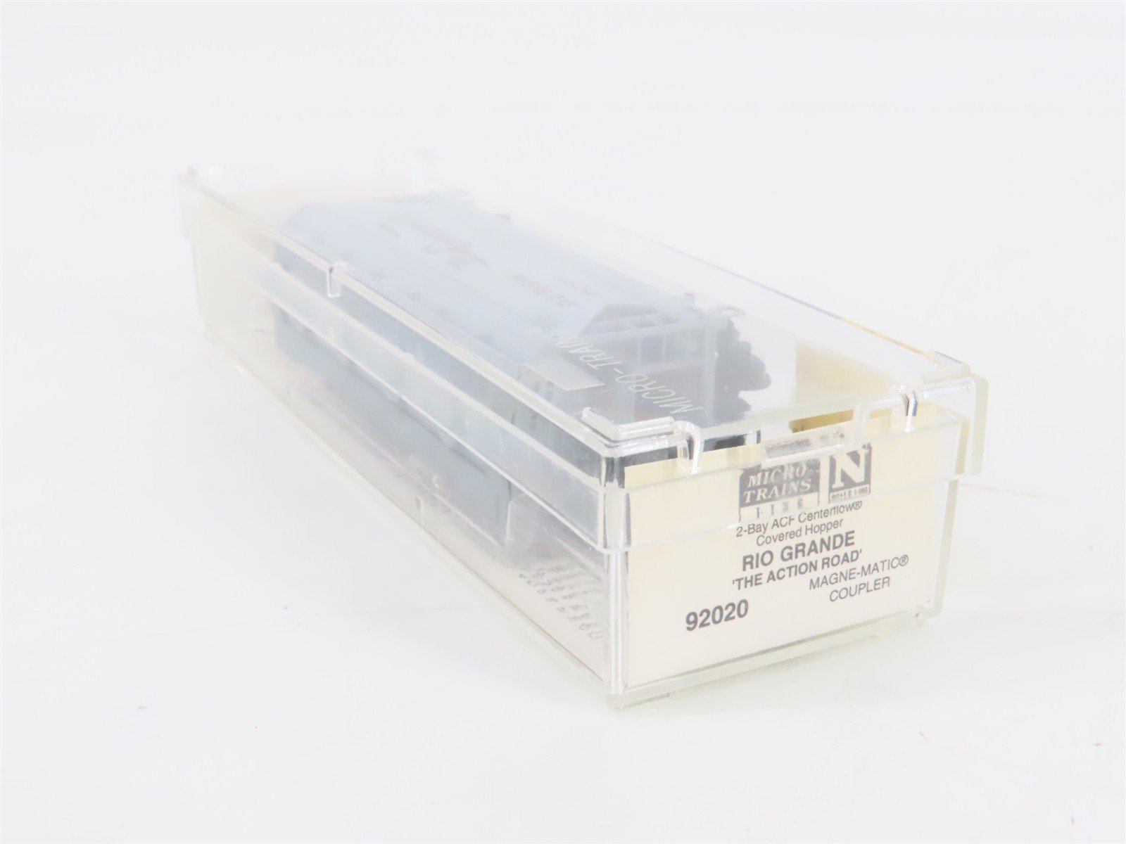 N Scale Micro-Trains 92020 D&RGW Rio Grande 2-Bay Covered Hopper 10099 RTR