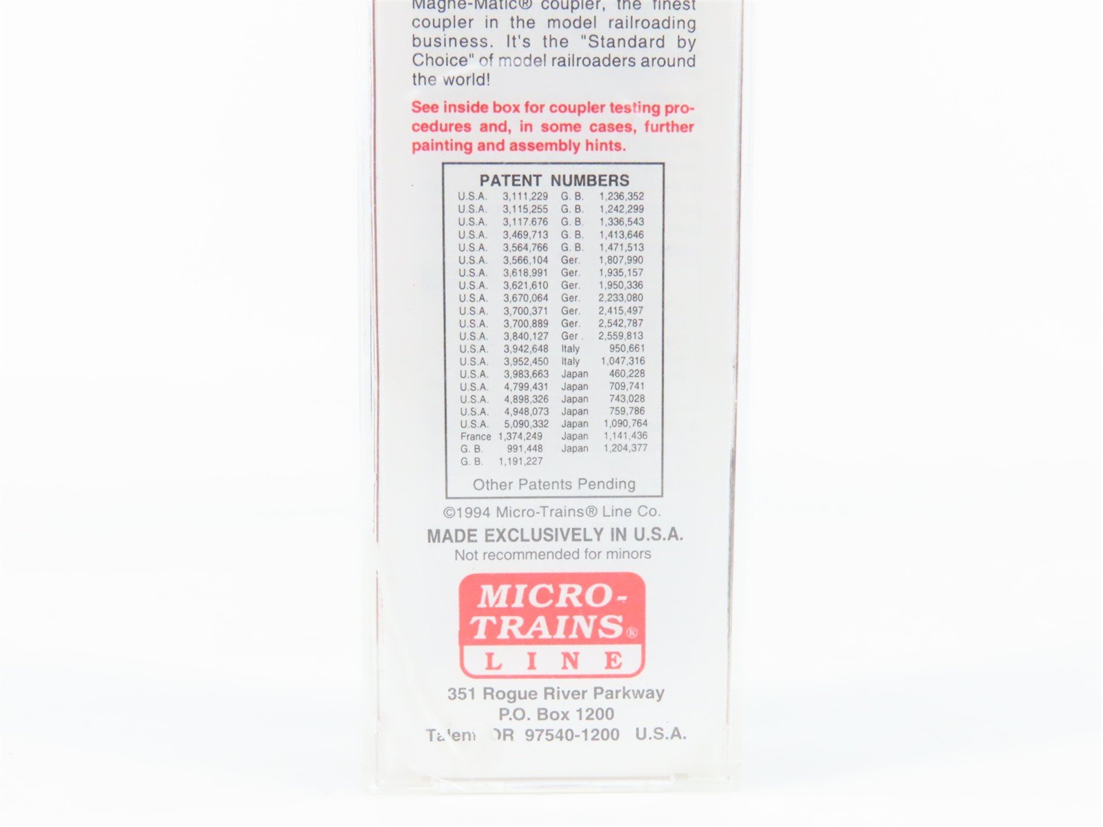 N Scale Micro-Trains 36060 FEC Florida East Coast 50' Box Car 5027 RTR