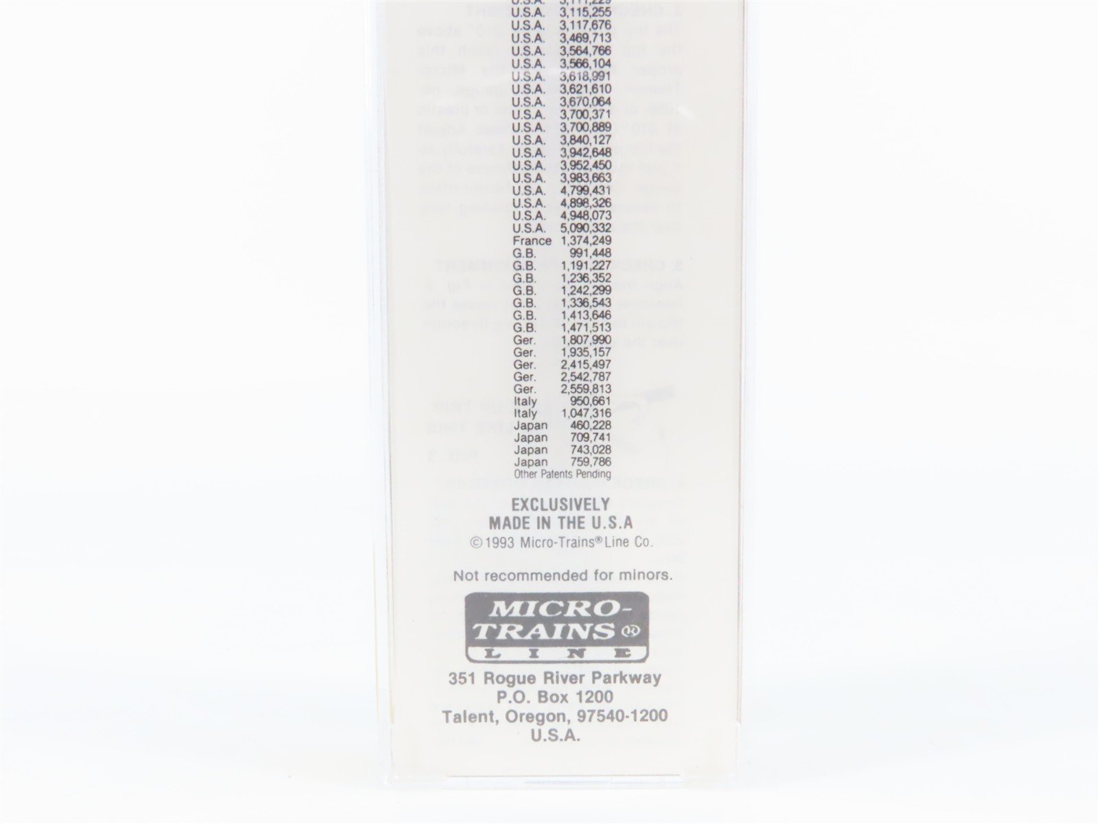 N Scale Micro-Trains 36060 FEC Florida East Coast 50' Box Car 5027 RTR