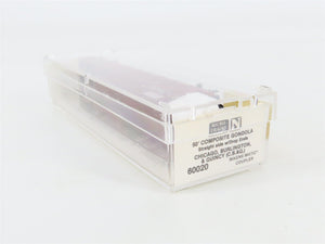 N Scale Micro-Trains 36060 FEC Florida East Coast 50' Box Car 5027 RTR