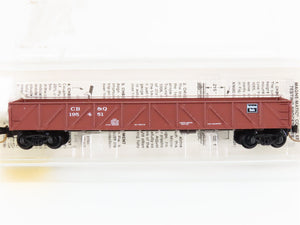 N Scale Micro-Trains MTL 60020 CB&Q Burlington Route 50' Gondola 195451 RTR