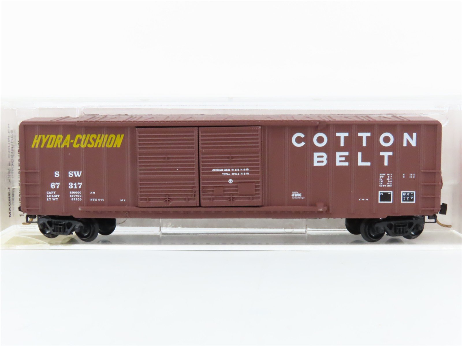 N Scale Micro-Trains 30060 SSW Cotton Belt 50' Box Car 67317 RTR
