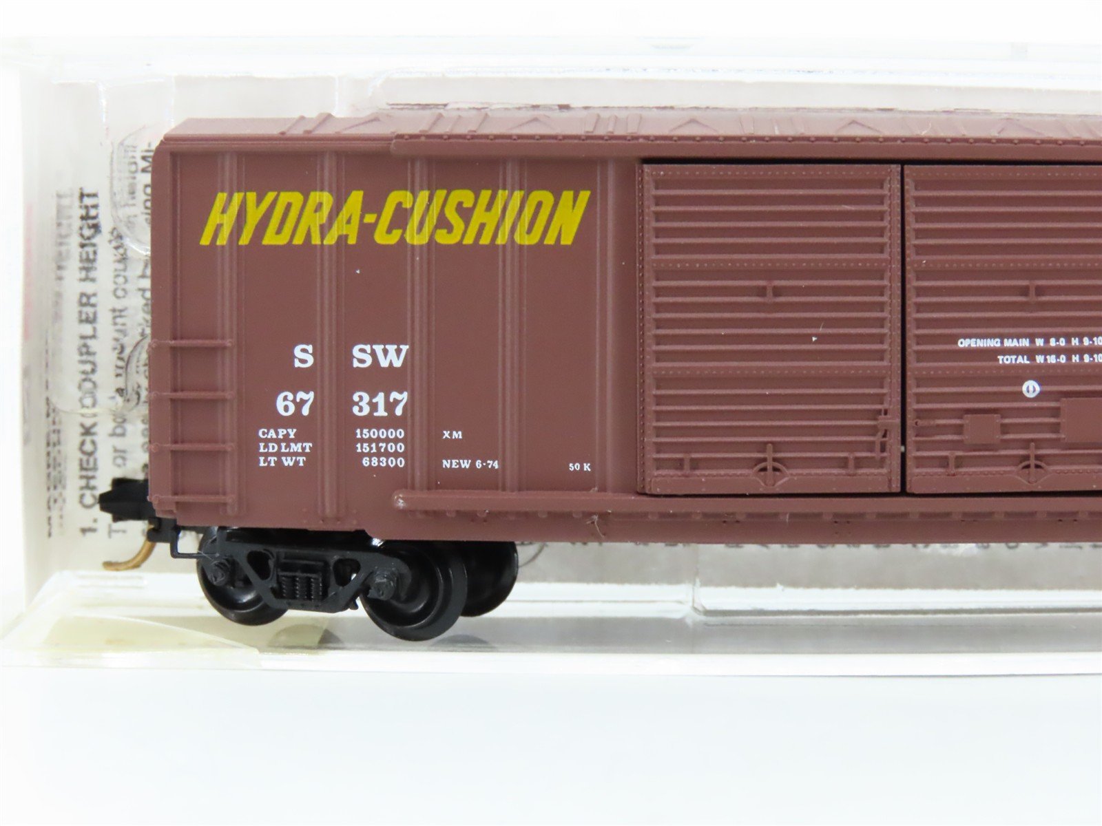 N Scale Micro-Trains 30060 SSW Cotton Belt 50' Box Car 67317 RTR