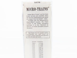 N Scale Micro-Trains 32260 PGE Pacific Great Eastern 50' Box Car 4582 RTR