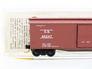 N Scale Micro-Trains 39150 CG Central of Georgia 40' Box Car 40247 RTR