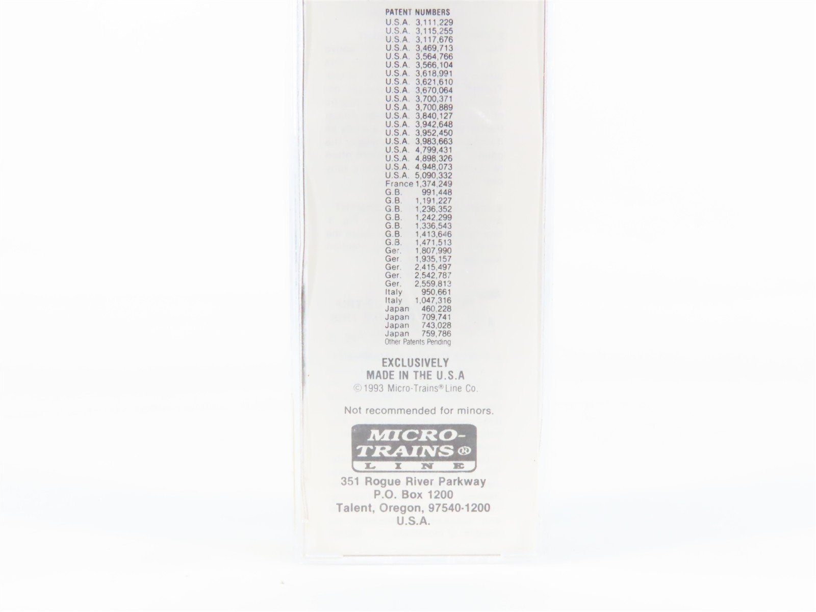N Scale Micro-Trains 39150 CG Central of Georgia 40' Box Car 40247 RTR
