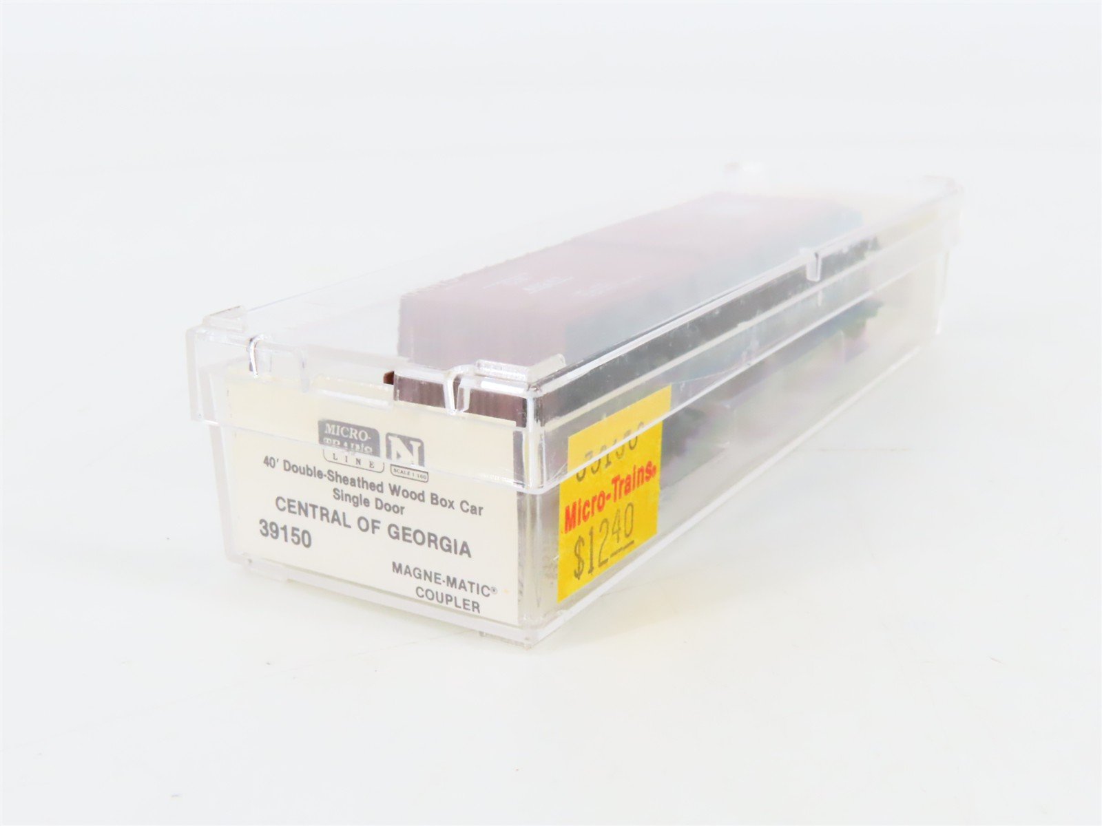 N Scale Micro-Trains 39150 CG Central of Georgia 40' Box Car 40247 RTR