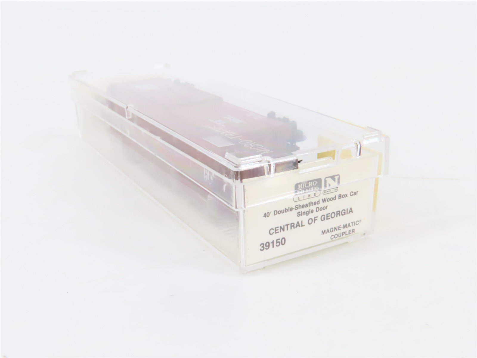 N Scale Micro-Trains 39150 CG Central of Georgia 40' Box Car 40247 RTR