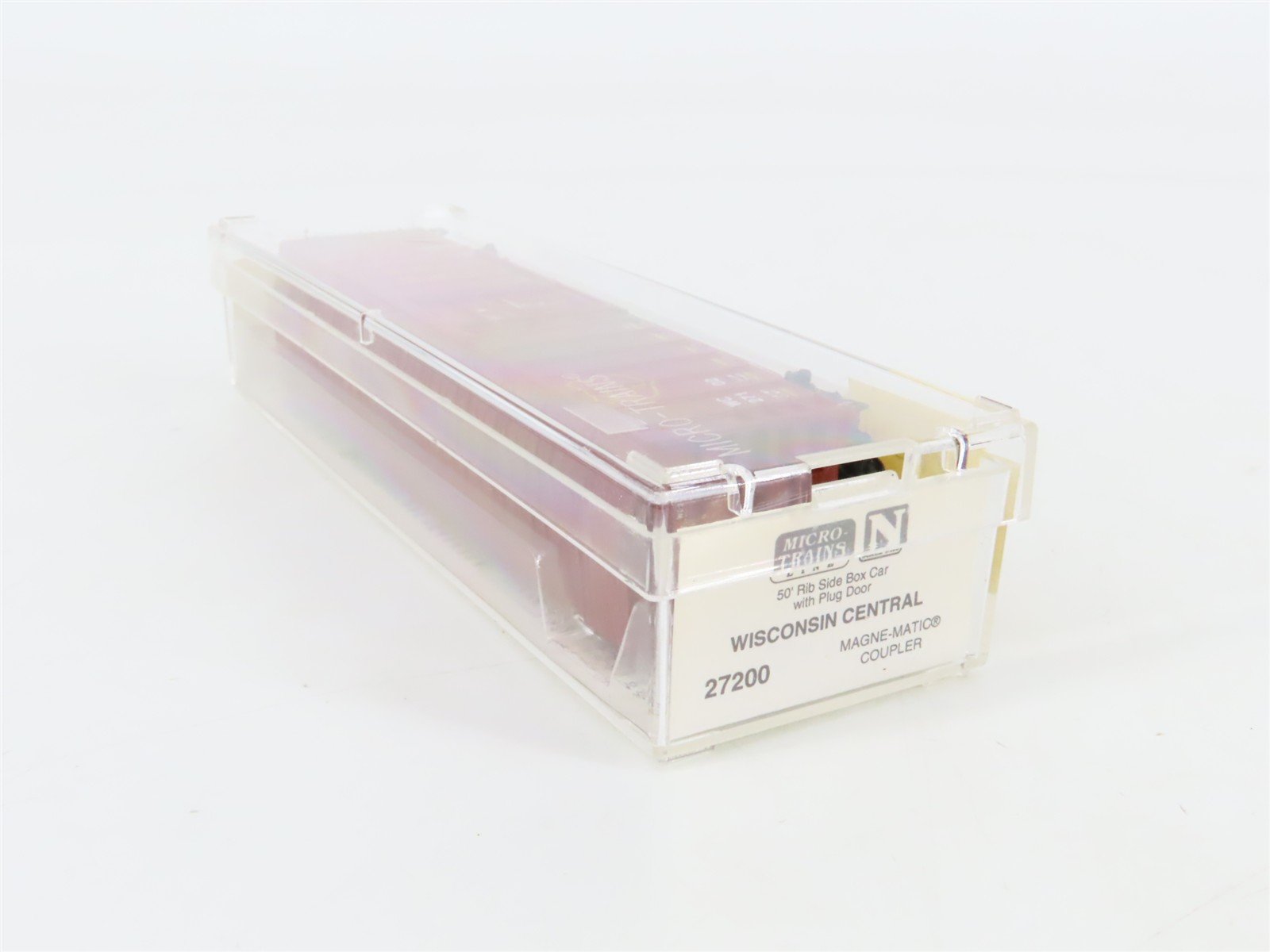 N Scale Micro-Trains 27200 WC Wisconsin Central 50' Box Car 27102 RTR