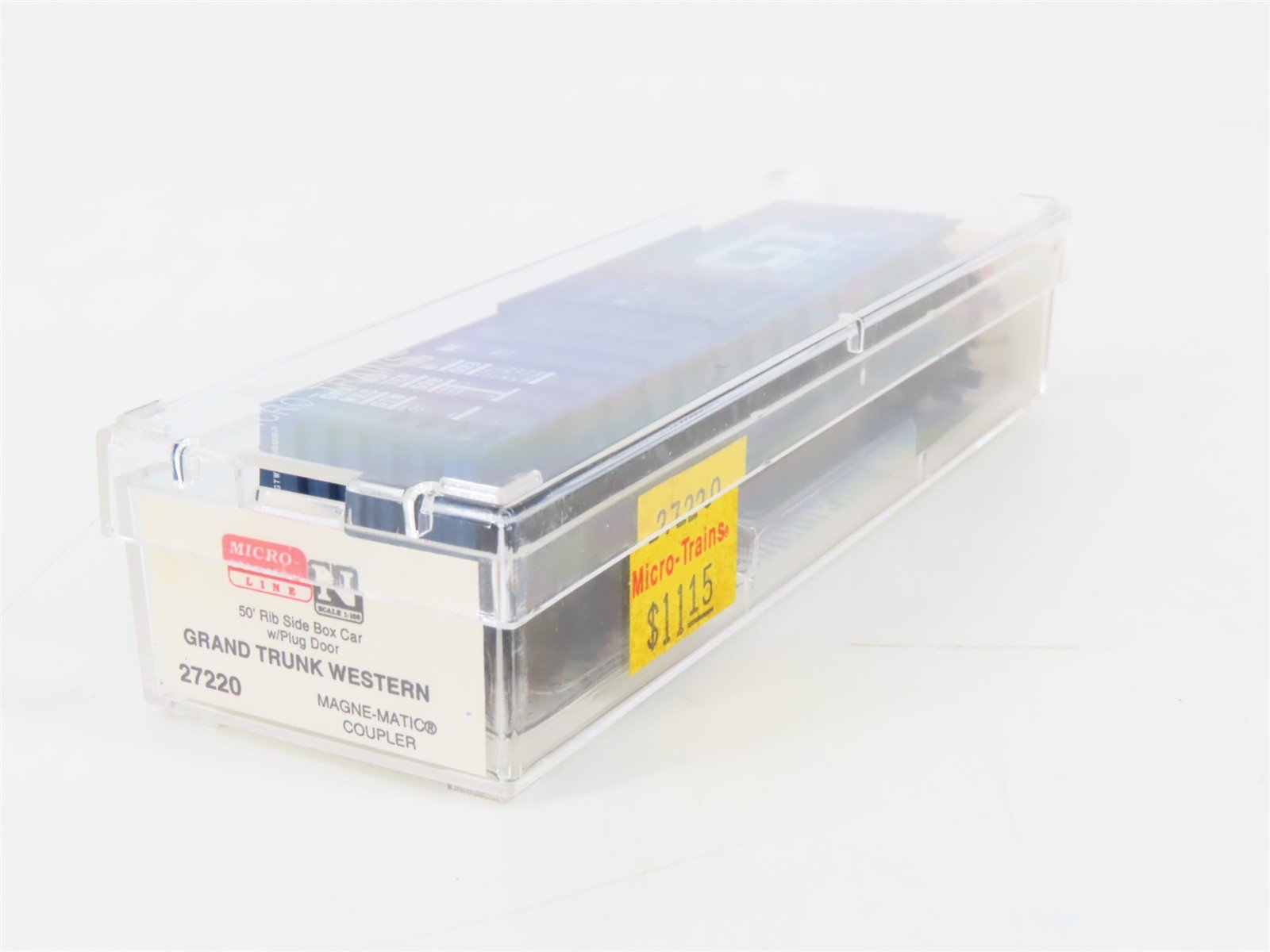 N Scale Micro-Trains 27220 GTW Grand Trunk Western 50' Plug Door Box Car RTR
