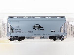 N Scale Micro-Trains 92030 MP Missouri Pacific 2-Bay Covered Hopper 705735 RTR