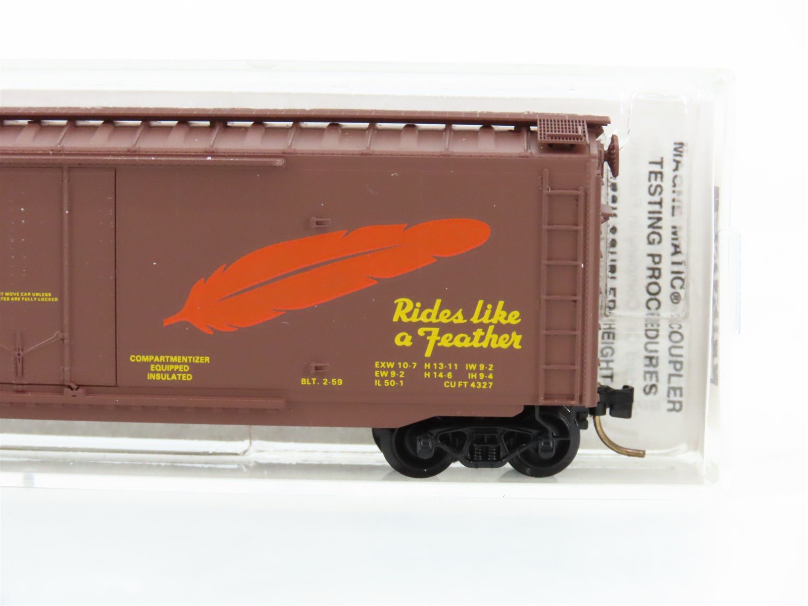 N Scale Micro-Trains 32180 WP Western Pacific 50' Box Car 55935 RTR