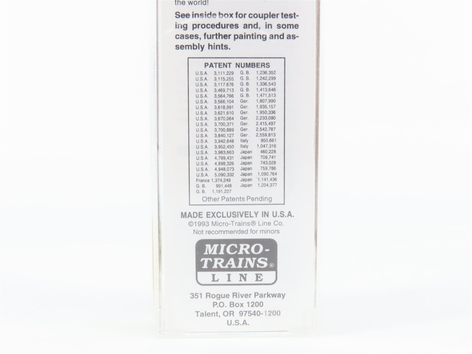 N Scale Micro-Trains 32180 WP Western Pacific 50' Box Car 55935 RTR
