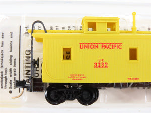 N Scale Micro-Trains 50100 UP Union Pacific 34' Wood-Sheathed Caboose 3232 RTR