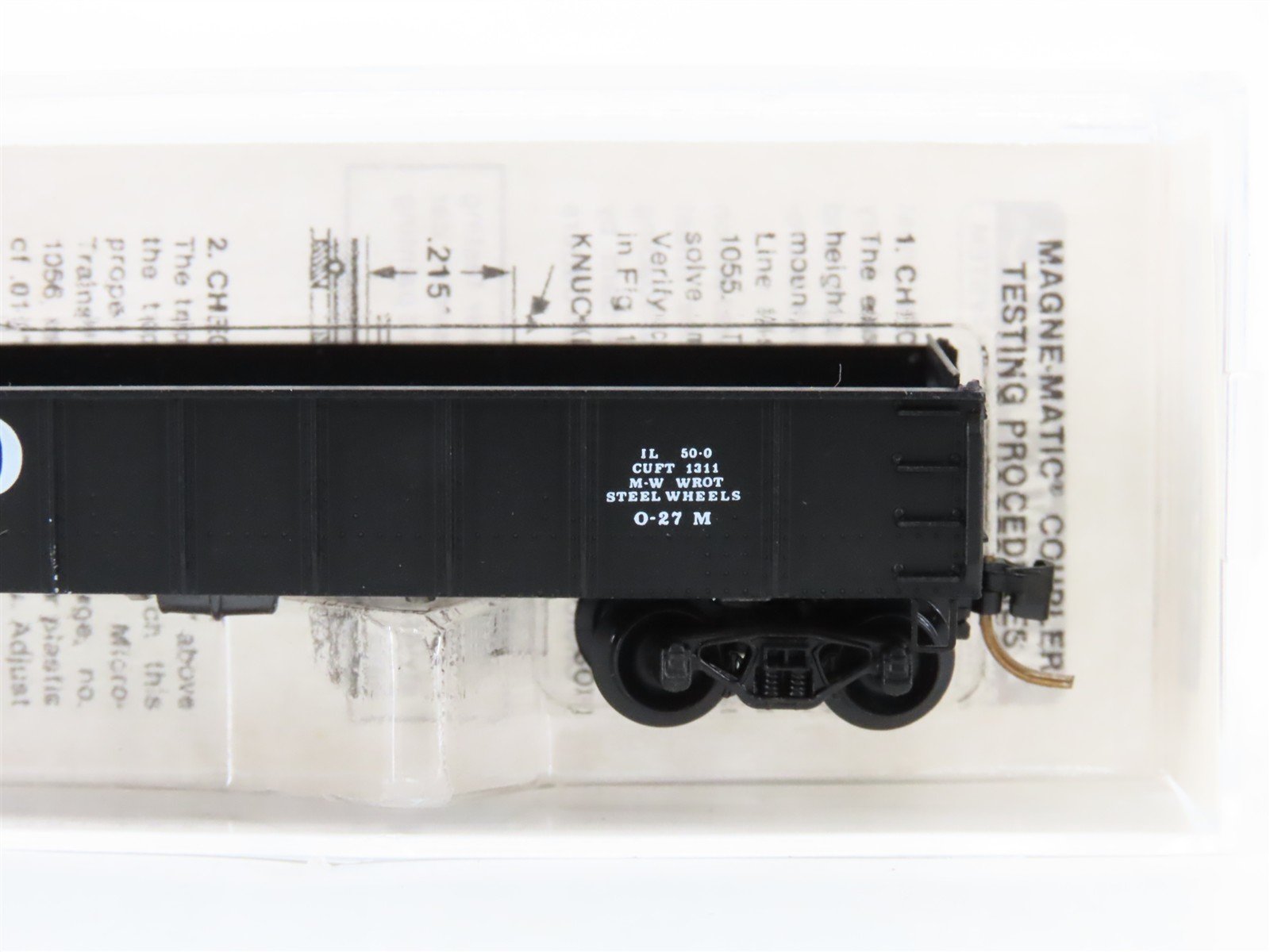 N Scale Micro-Trains 48020 B&O Baltimore & Ohio 50' Gondola 557100 RTR