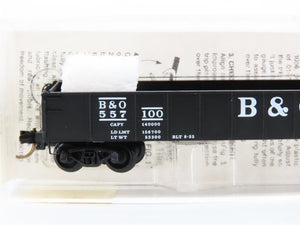 N Scale Micro-Trains 48020 B&O Baltimore & Ohio 50' Gondola 557100 RTR
