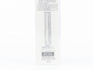 N Scale Micro-Trains 48020 B&O Baltimore & Ohio 50' Gondola 557100 RTR