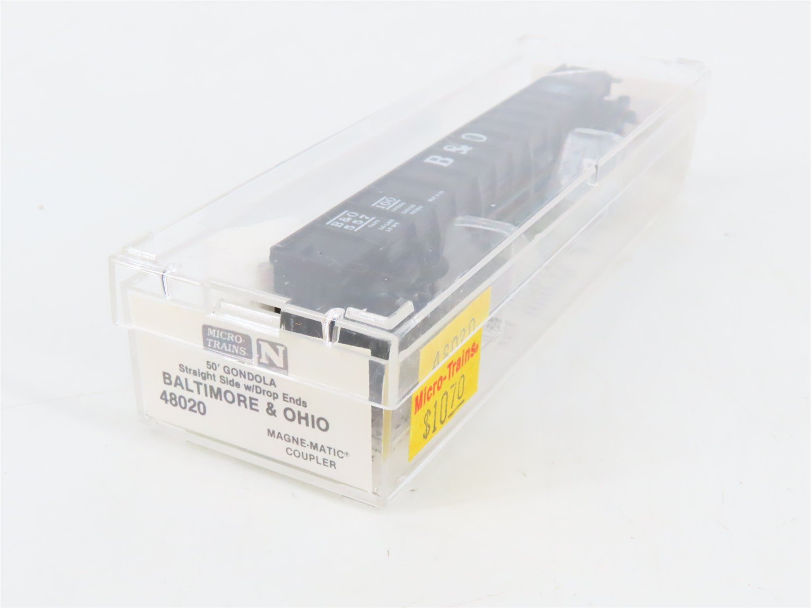 N Scale Micro-Trains 48020 B&O Baltimore & Ohio 50' Gondola 557100 RTR