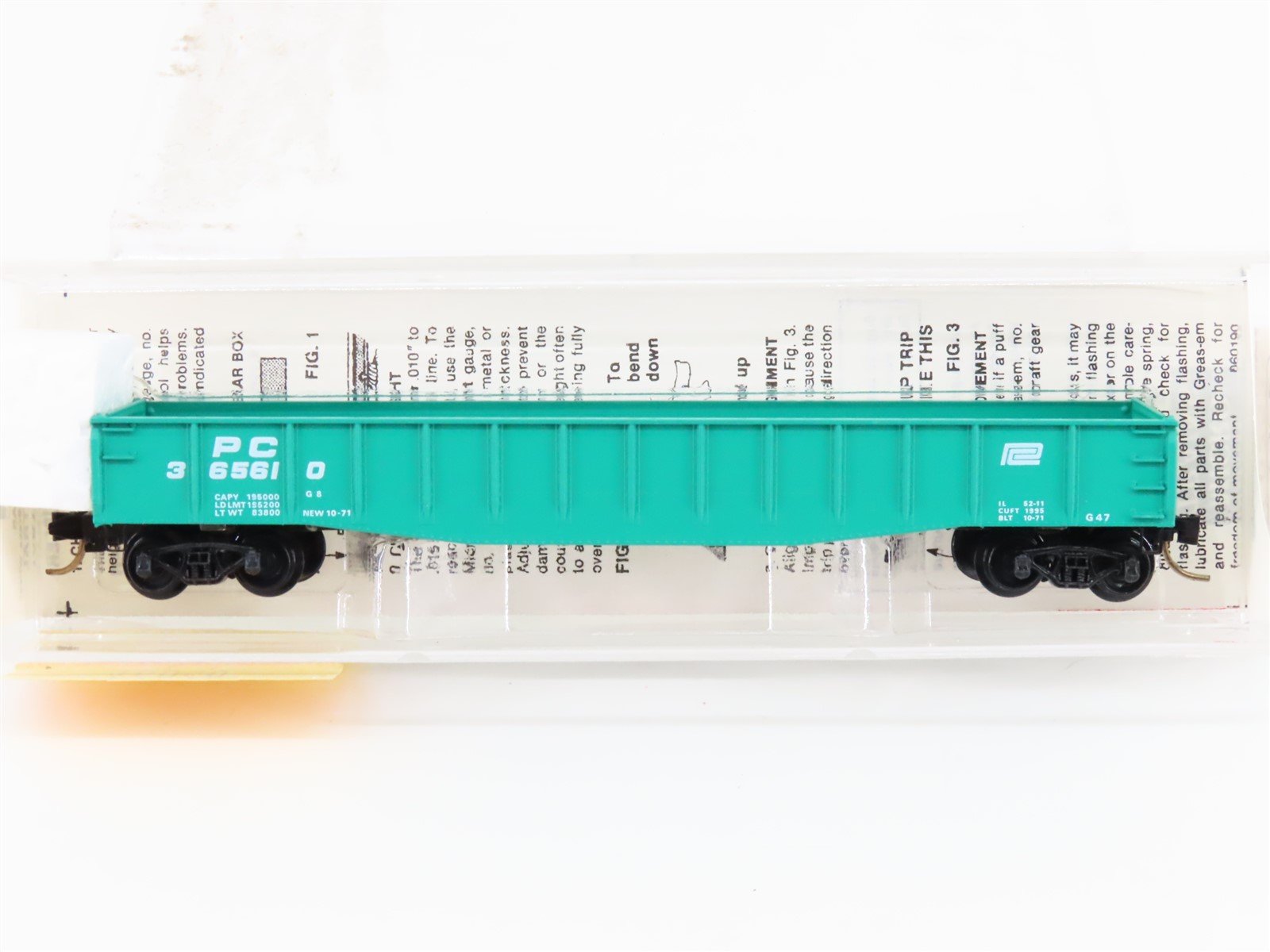 N Scale Micro-Trains 46060 PC Penn Central 50' Flat Car 365610 RTR