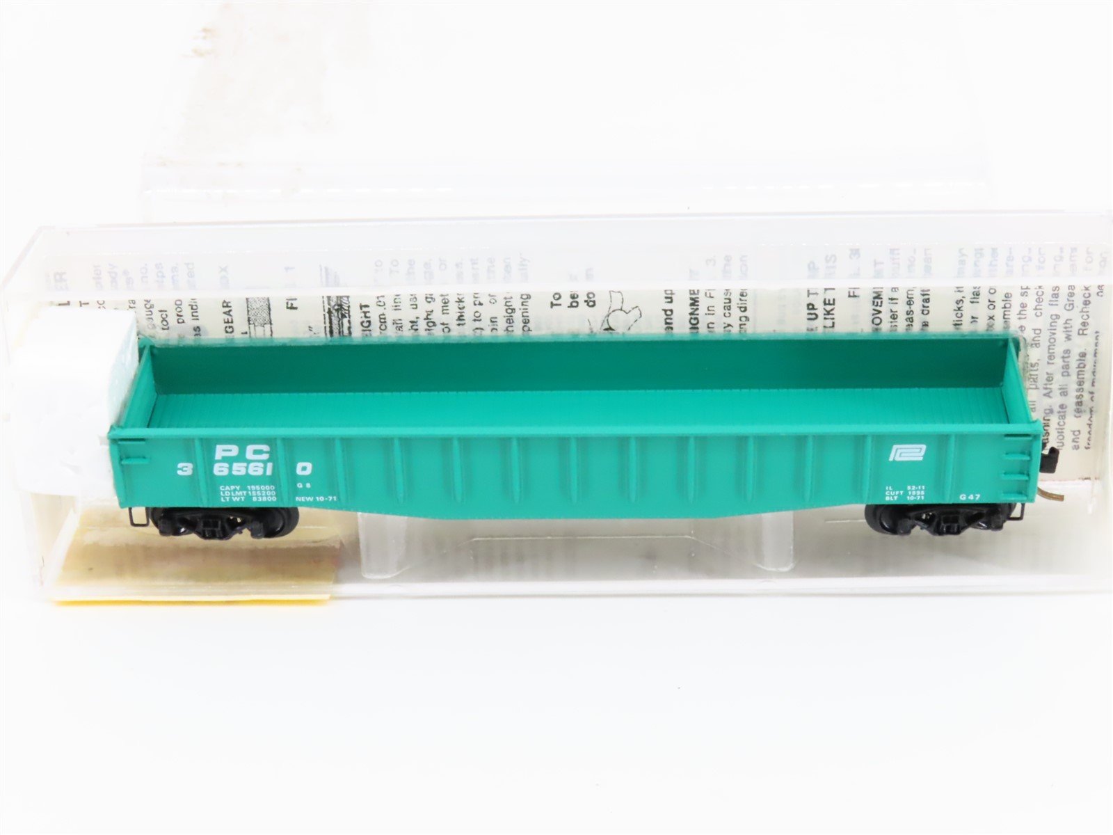 N Scale Micro-Trains 46060 PC Penn Central 50' Flat Car 365610 RTR