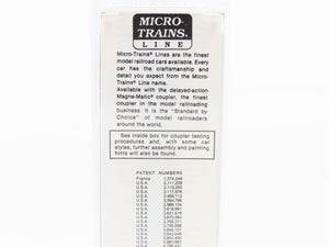 N Scale Micro-Trains 46060 PC Penn Central 50' Flat Car 365610 RTR