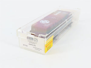 N Scale Micro-Trains 21110 ATSF Santa Fe 40' Box Car 149968 RTR