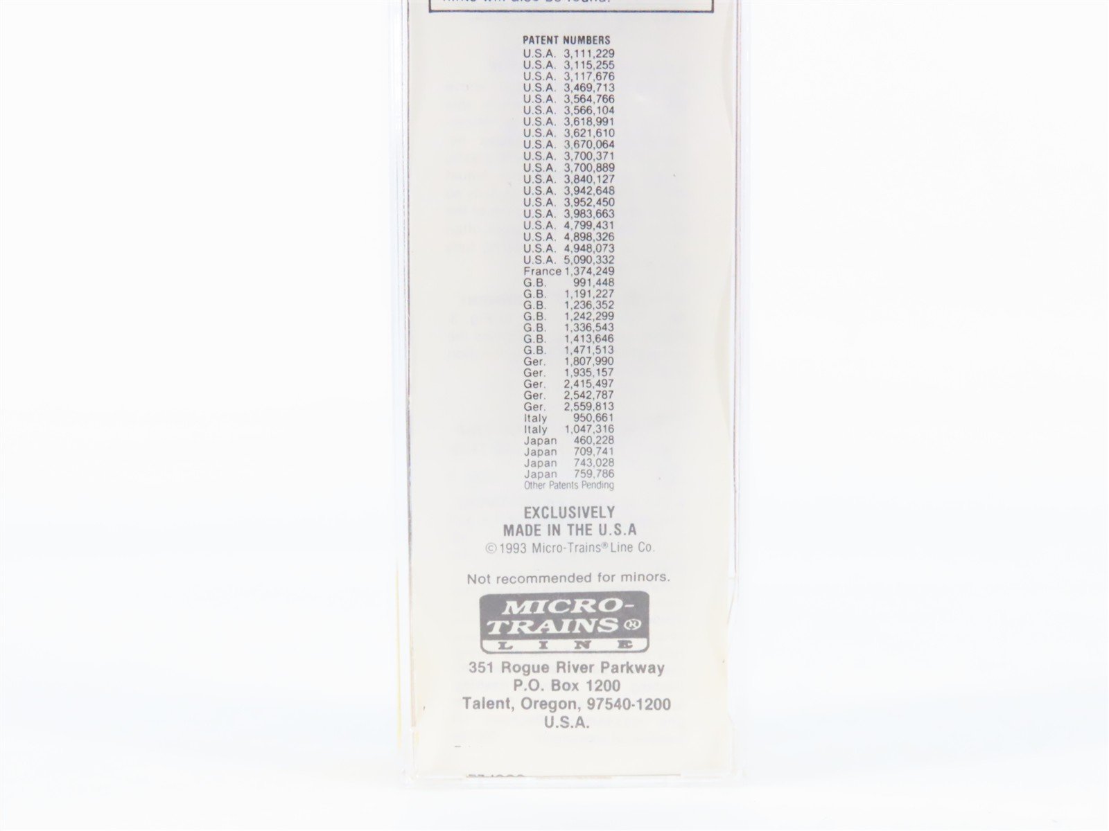 N Scale Micro-Trains 24220 MP Missouri Pacific 40' Box Car HERB-1 RTR