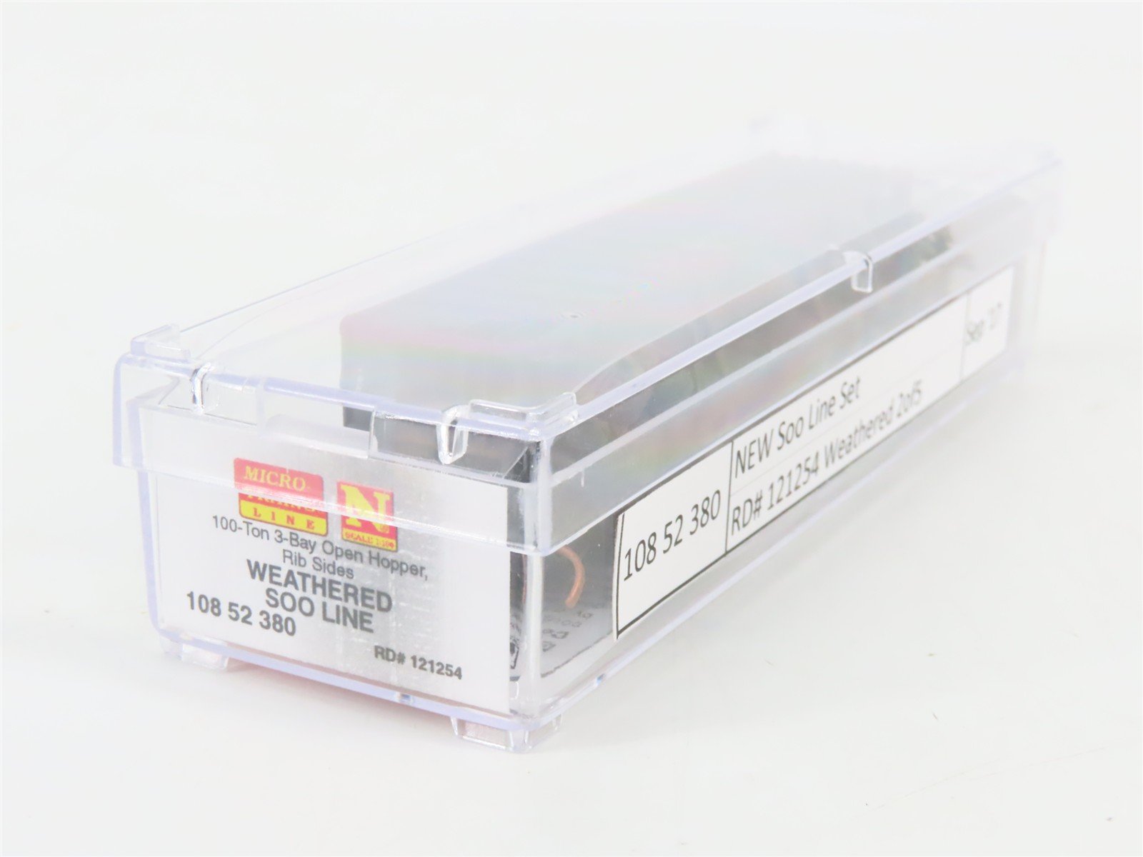 N Scale Micro-Trains 10852380 Soo Line 3-Bay Open Hopper 121254 RTR