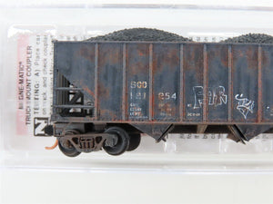 N Scale Micro-Trains 10852380 Soo Line 3-Bay Open Hopper 121254 RTR