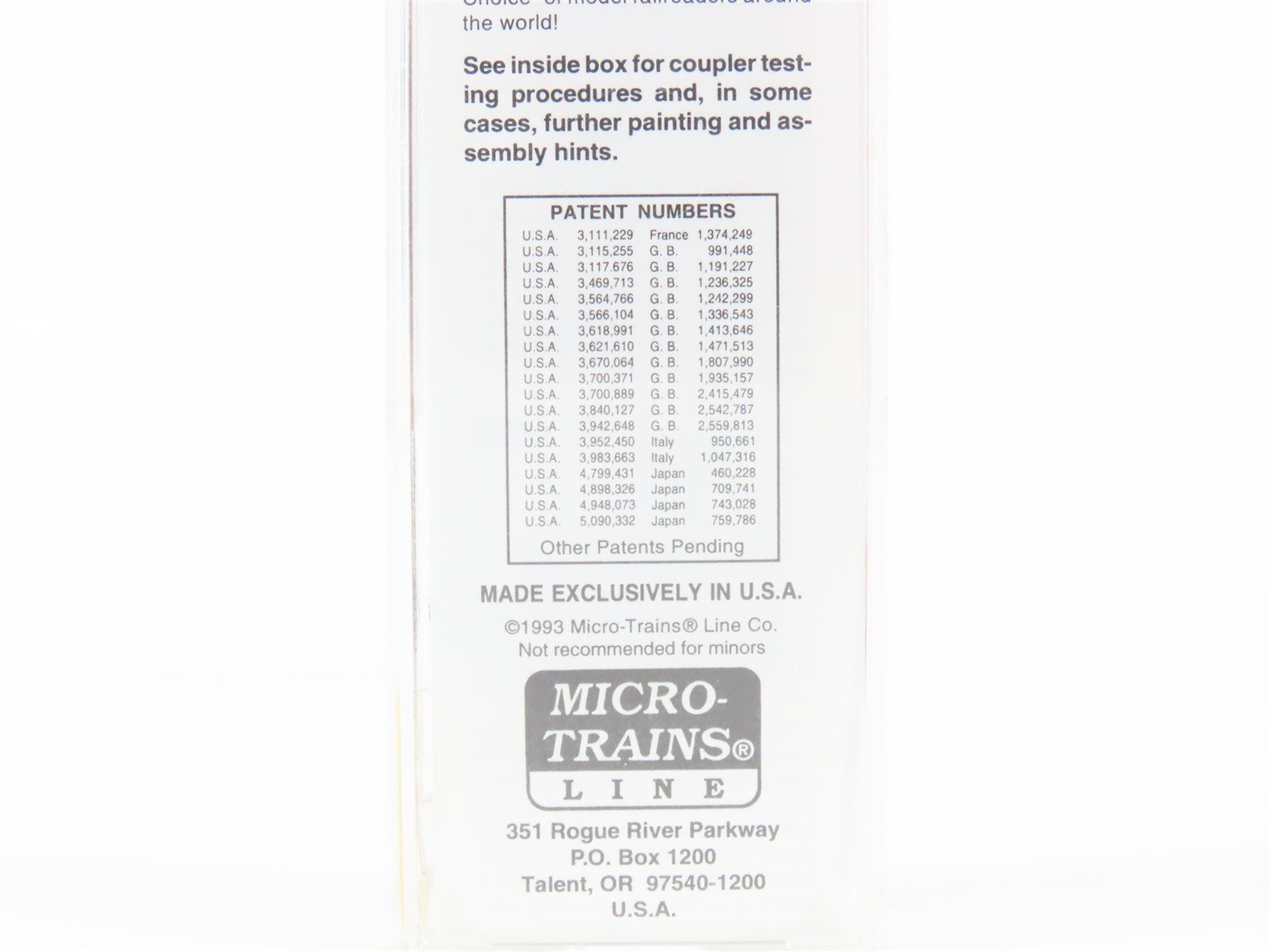 N Scale Micro-Trains 24240 GM&O Gulf, Mobile & Ohio 40' Box Car 21583 RTR