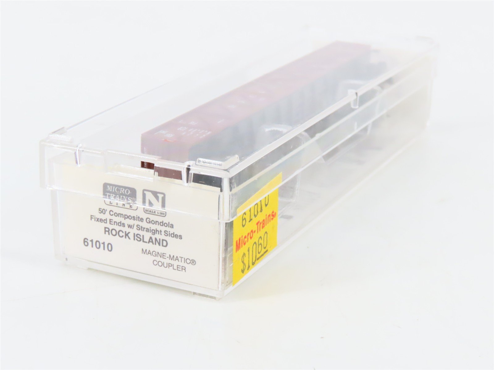 N Scale Micro-Trains 61010 RI Rock Island 50' Gondola 187507 RTR