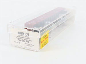 N Scale Micro-Trains 61010 RI Rock Island 50' Gondola 187507 RTR