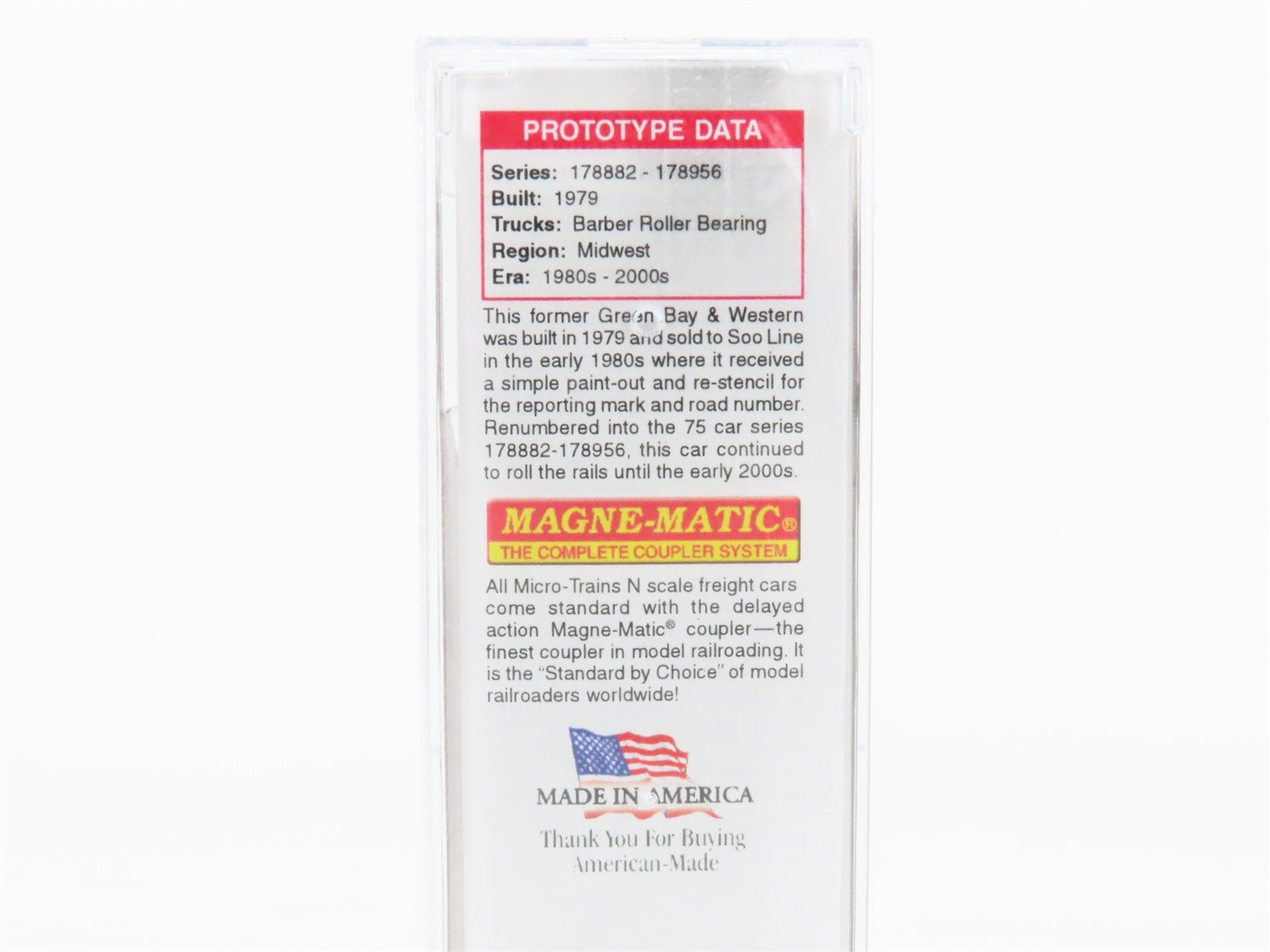 N Scale Micro-Trains 02753009 Soo Line 50' Box Car 178927 RTR