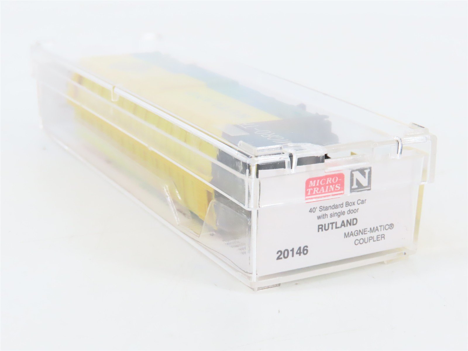 N Scale Micro-Trains 20146 RUT Rutland 40' Box Car 103 RTR