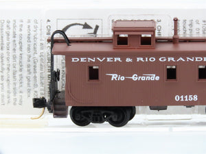 N Scale Micro-Trains 50110 Denver & Rio Grande Western 34' Caboose RTR